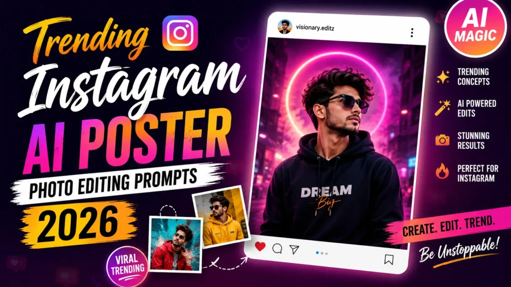 Trending Instagram AI Poster Photo Editing Prompts