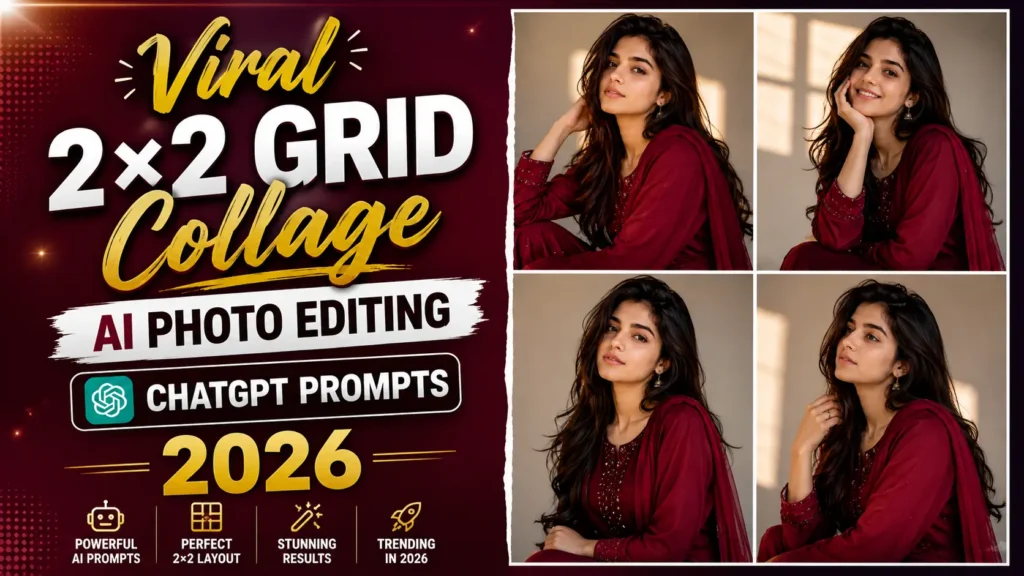 2×2 Grid Collage AI Photo Editing  Prompts