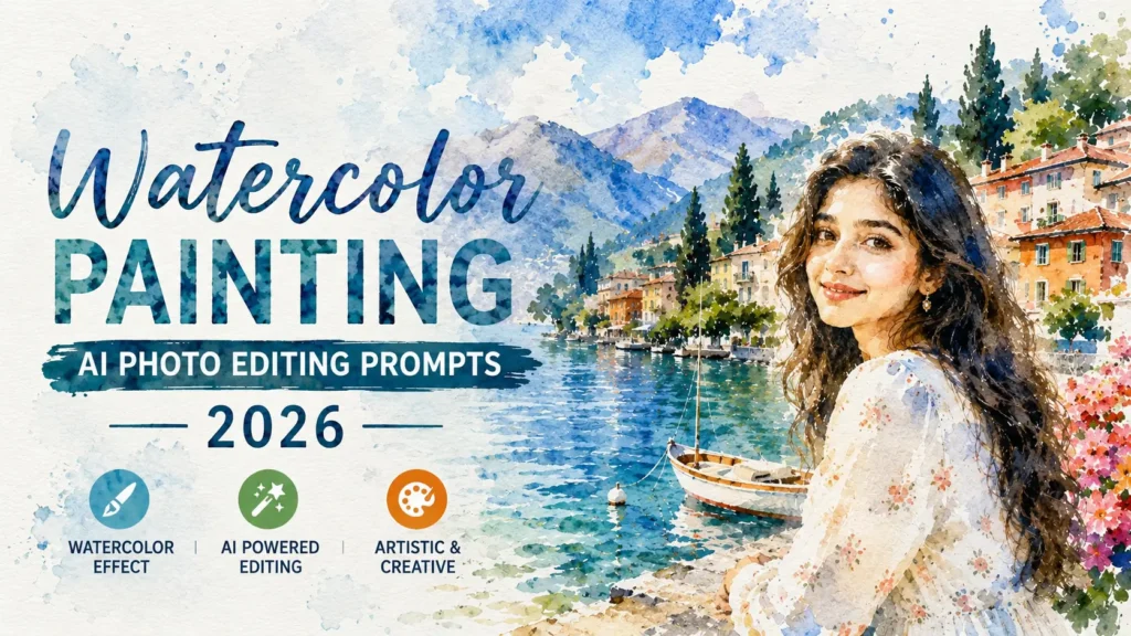 Watercolor Painting AI Photo Editing Prompts 