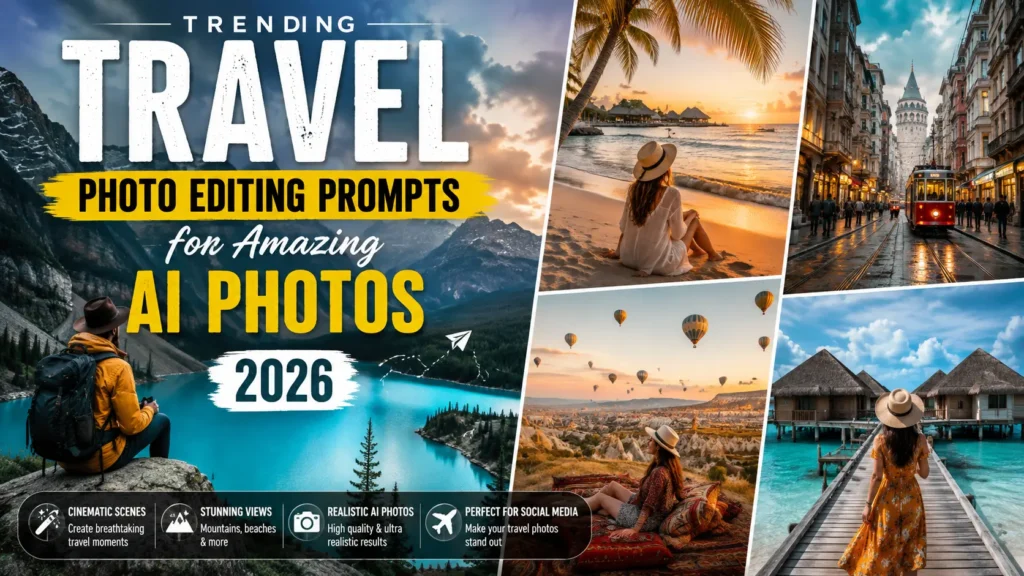 Trending Travel Photo Editing Prompts for Amazing AI Photos 2026