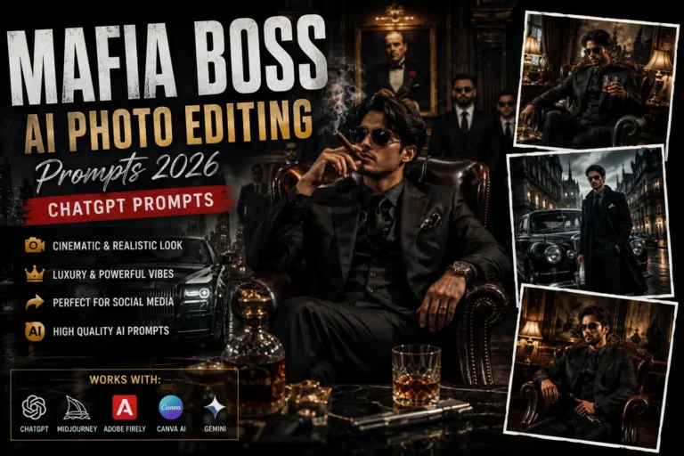 Mafia Boss AI Photo Editing Prompts 2026 | ChatGPT Prompts