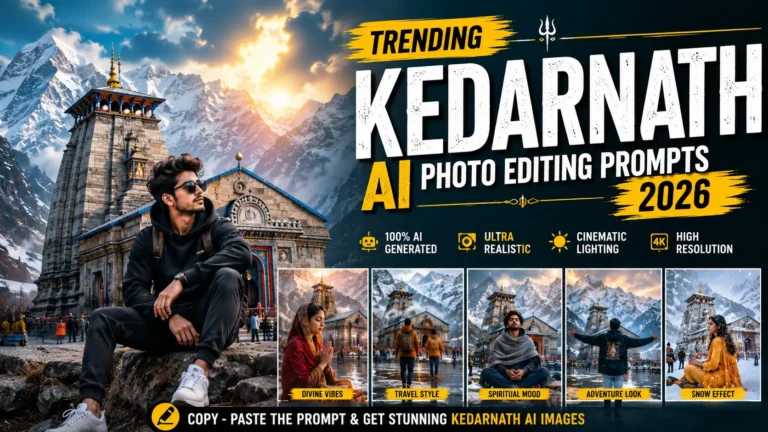 Trending Kedarnath AI Photo Editing Prompts 2026