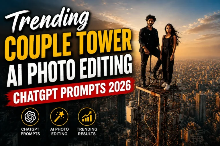 Trending Couple Tower AI Photo Editing ChatGPT Prompts 2026
