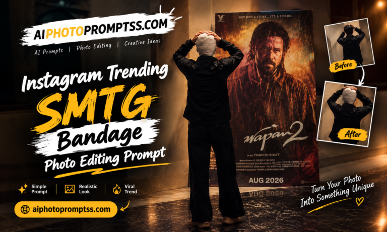 Viral SMTG Bandage Photo Editing Prompt for Instagram